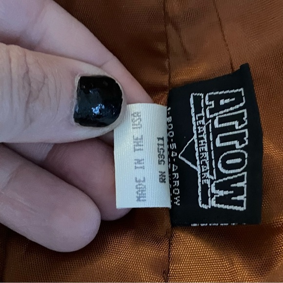 Vintage 70s Suede Leather Vest Medium - Picture 4 of 7